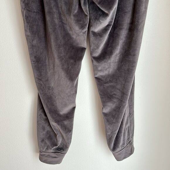 House of Harlow 1960 Women velour track suit jogger pants slate charcoal gray XL - Picture 10 of 15